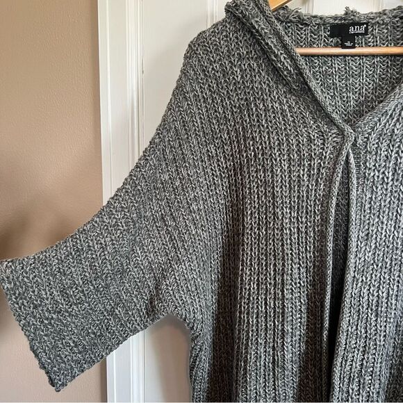 a.n.a Gray Shrug with Dolman Sleeves - Picture 5 of 6